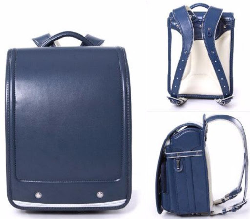 Cặp Randoseru - Cặp chống gù lưng Nhật Bản (Xanh tím than)