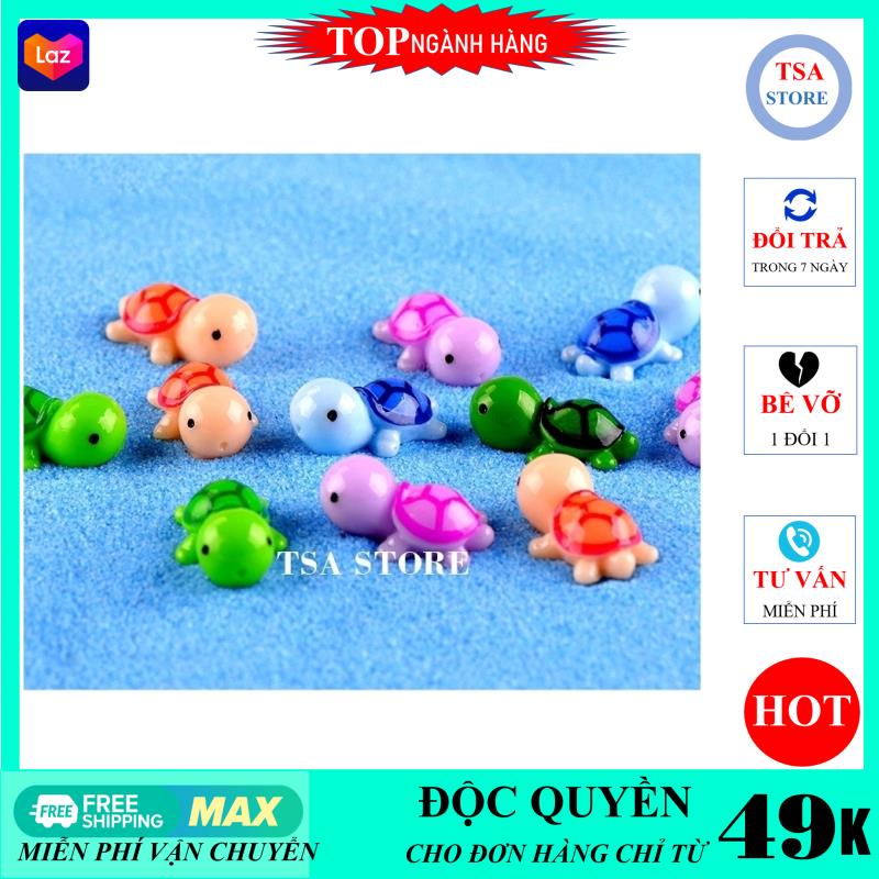 Tiểu cảnh mini Rùa biển mini trang trí tiểu cảnh sen đá/chậu cây mini/terrarium/hồ cá/bonsai/hòn non bộ/sen đá/xương rồng TSA STORE