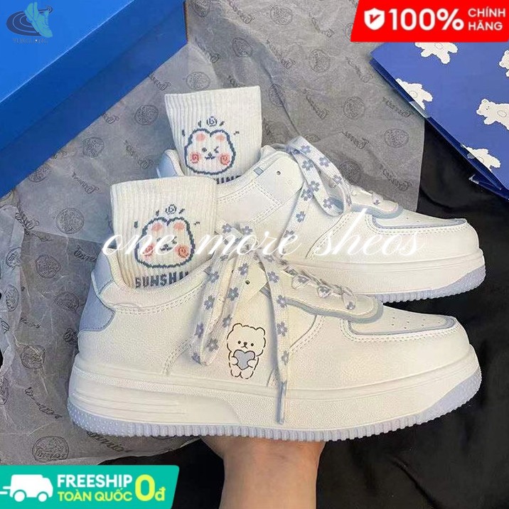 YUNGUANG Gấu Trắng Giày Người Phụ Nữ Năm 2022 Mới Giày Sneaker Mạng Đỏ Nền Tảng Giày Thời Trang Giày Ins Ban Giày Người Phụ NữFree Shipping Miễn phí vận chuyển