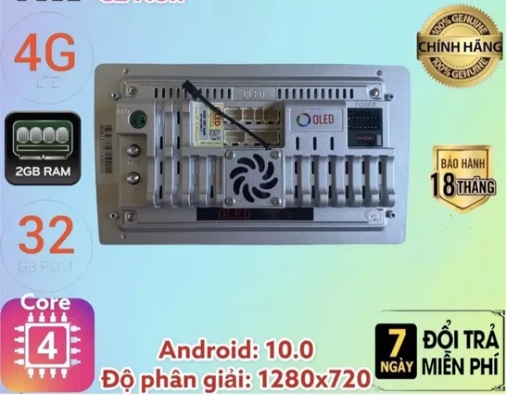 Màn hình android oled c2 new có quạt tản nhiệt,màn dvd oled c2 new mới nhất lắp sim 4g, 5g thu phát wifi ram 2g rom 32g đang làm mưa làm gió với giá cả phải chăng chất lượng tốt. bảo hành 18 tháng