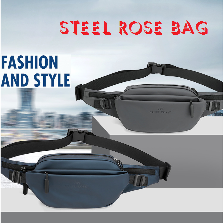 (HÀNG ĐẸP) Túi đeo chéo Nam_Steel Rose vải Oxford cao cấp - Túi vải đeo chéo_chống nước sang trọng, tiện dụng