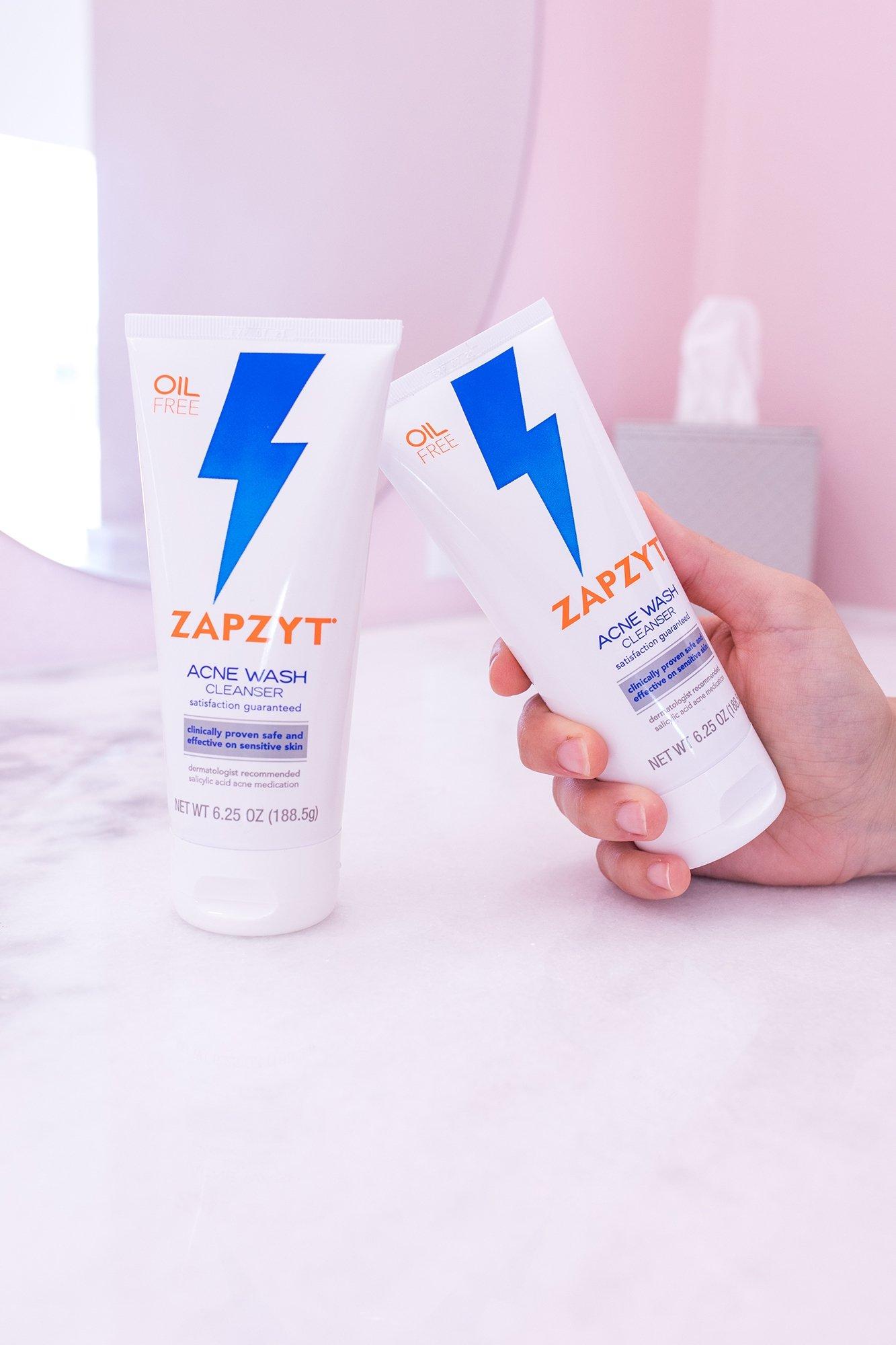 Sữa rửa mặt Zapzyt Acne Wash Cleanser 188,5g cho da dầu mụn
