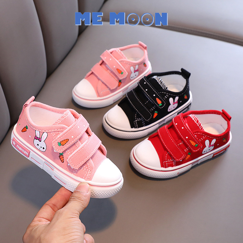 Giày Thể Thao Trẻ Em, Sandal Vải Cho Bé Trai Gái Phong Cách Canvas Hàn Quốc GIAY08 Chống Trơn Trượt Đế Bệt Mềm Từ 1-8 Tuổi