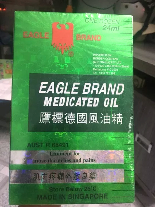 Dầu Gió Xanh Con Ó Eagle Brand 24ml -nội địa  Úc