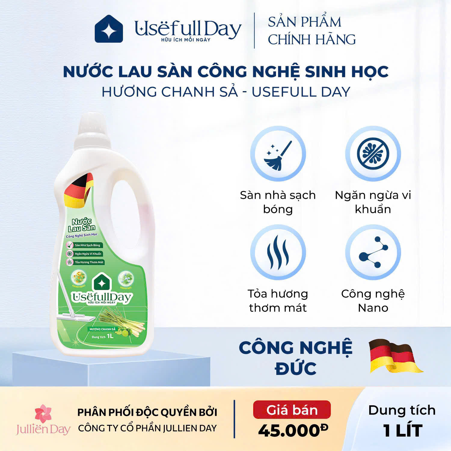 Nước lau sàn công nghệ sinh học