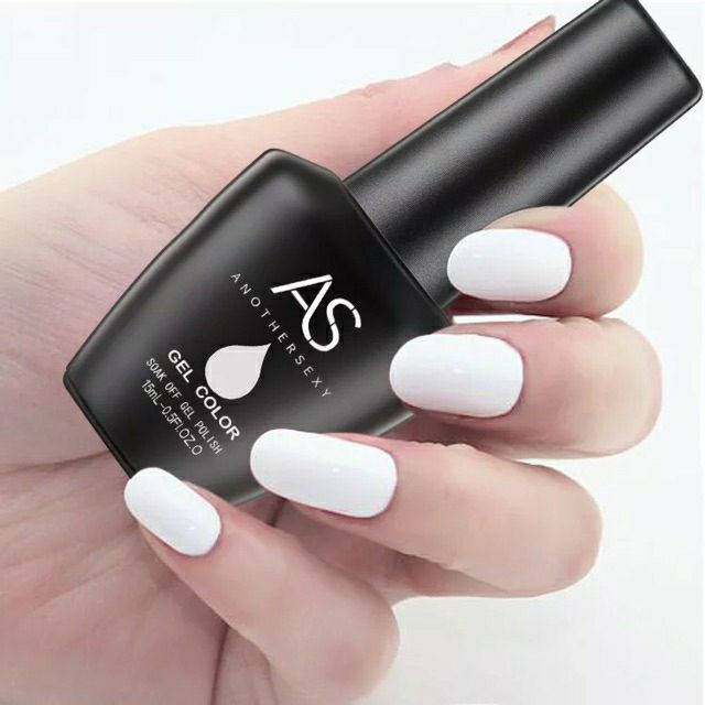 Sơn gel as trắng sơn á chai 15ml chính hãng - sinailmi