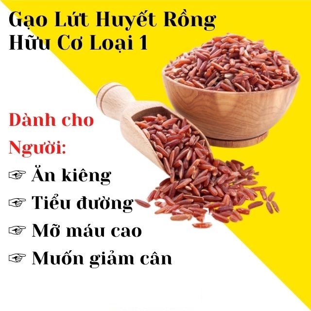 Gạo lứt huyết rồng hữu cơ An Phương - SHOP ANPHUONG