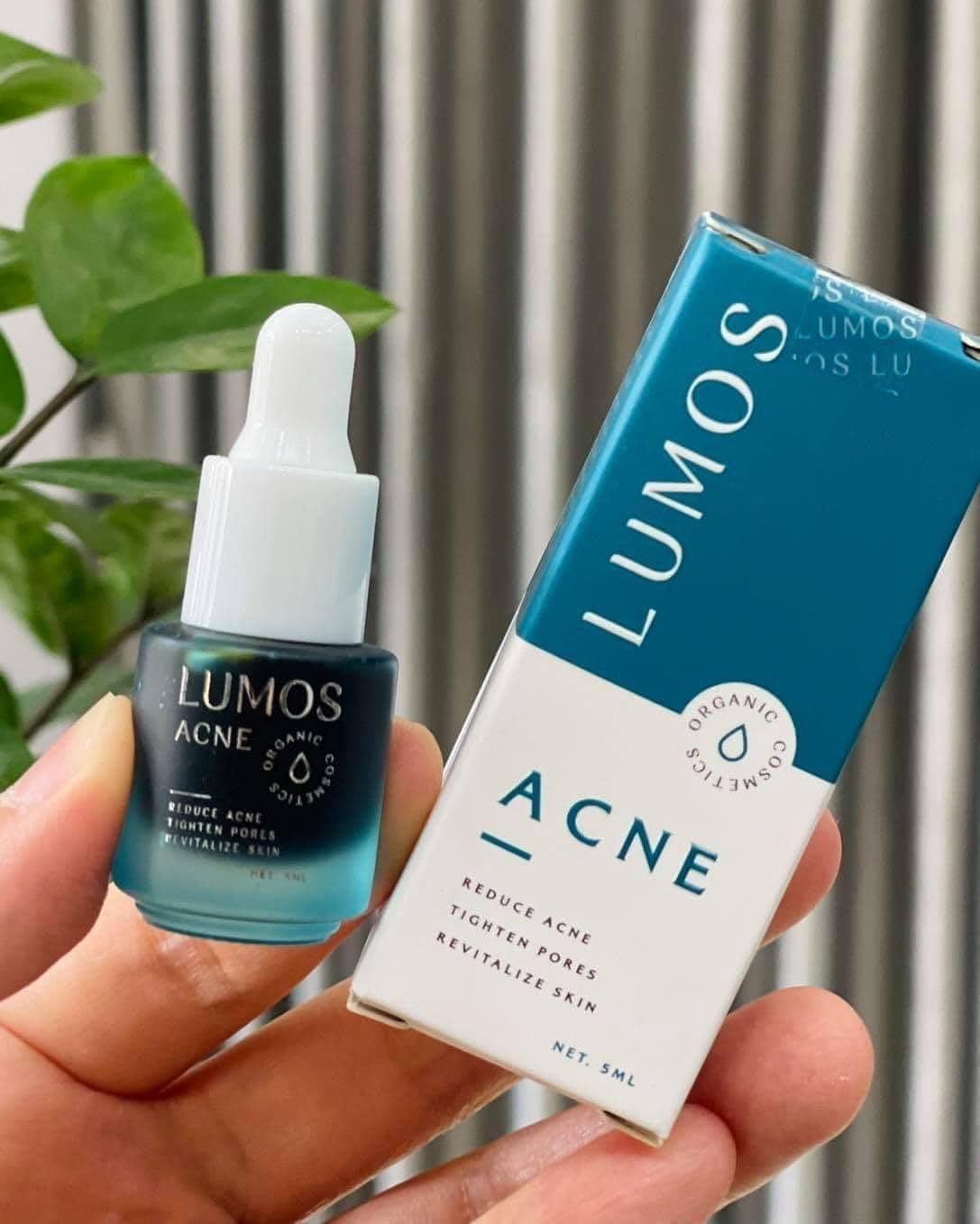 Serum giảm mụn, dưỡng trắng da lumos acne cao cấp từ mỹ