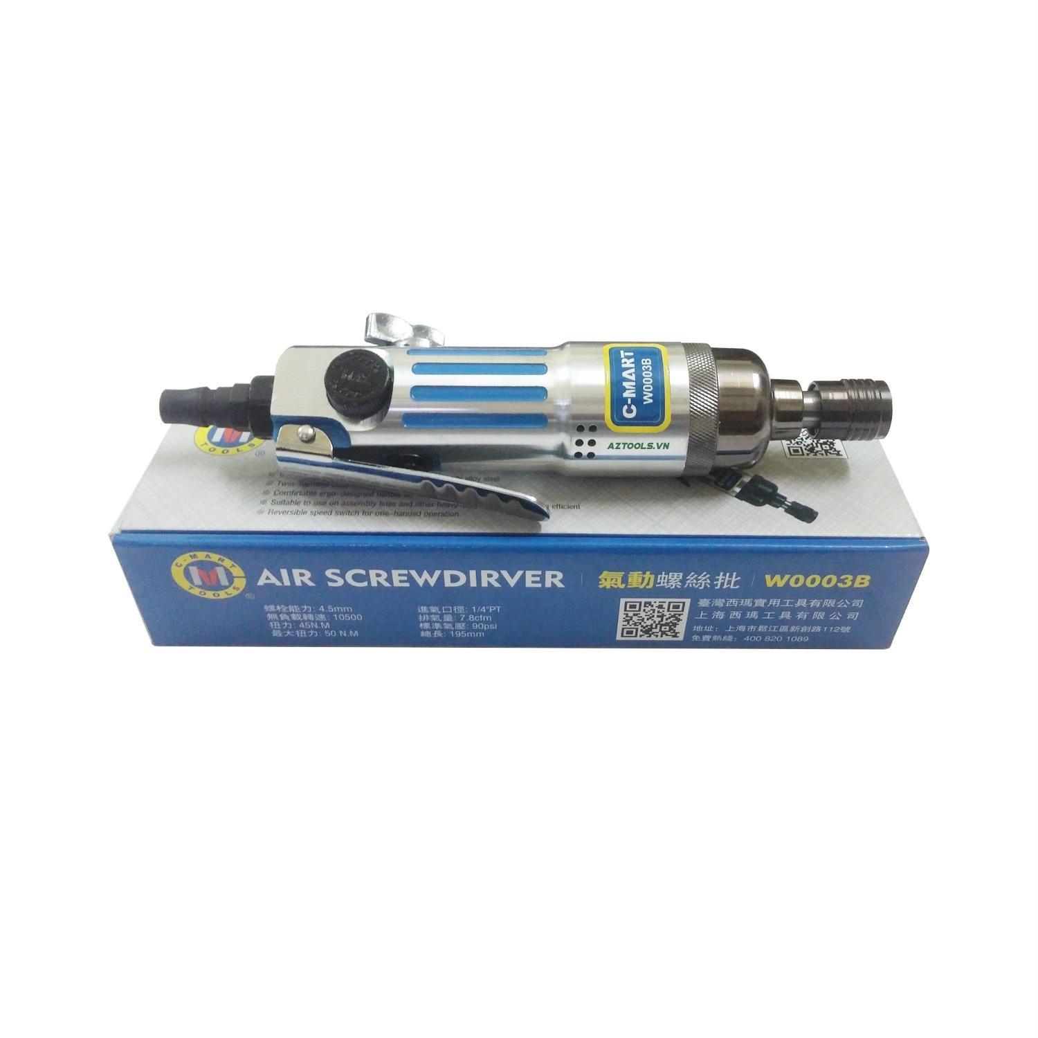 Dụng cụ vặn vít dùng hơi cmart w0003b