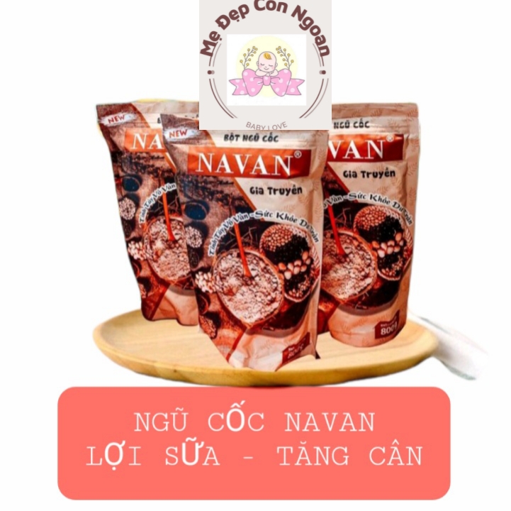 Bột Ngũ Cốc Dinh Dưỡng Lợi Sữa Navan 800gr