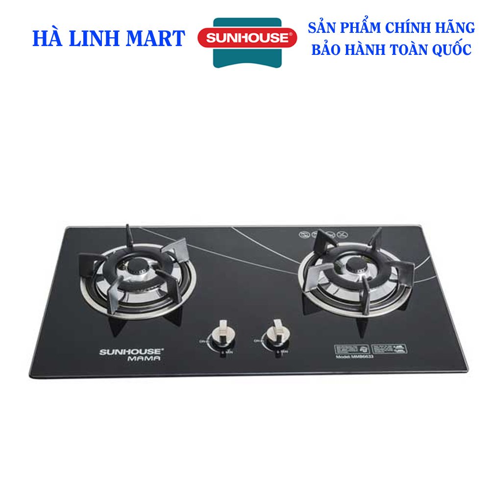 Bếp ga âm sunhouse mama mmb6633 - bếp gas đôi sunhouse - bảo hành 24 tháng tại nhà