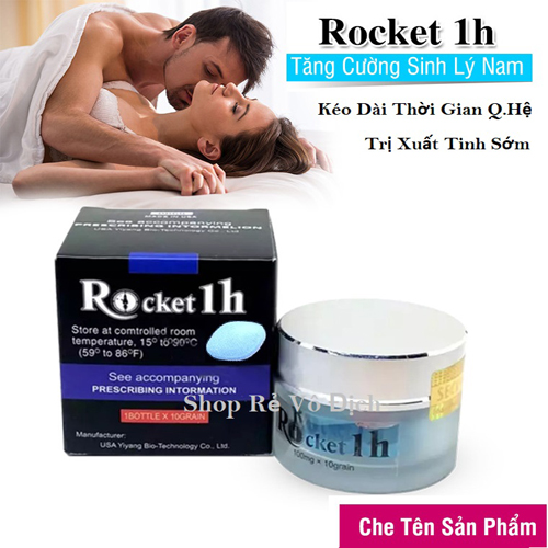 Viên rocket 1h - tăng cường sinh_lý nam - kéo dài thời gian, hỗ trợ cương cứng, chống xuất sớm