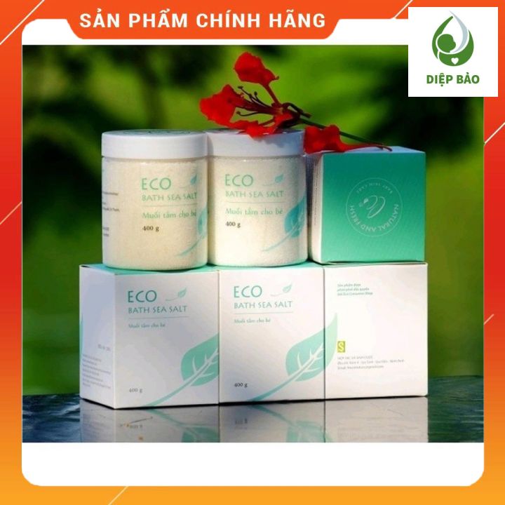[HCM]MUỐI TẮM BÉ ECO 400gr