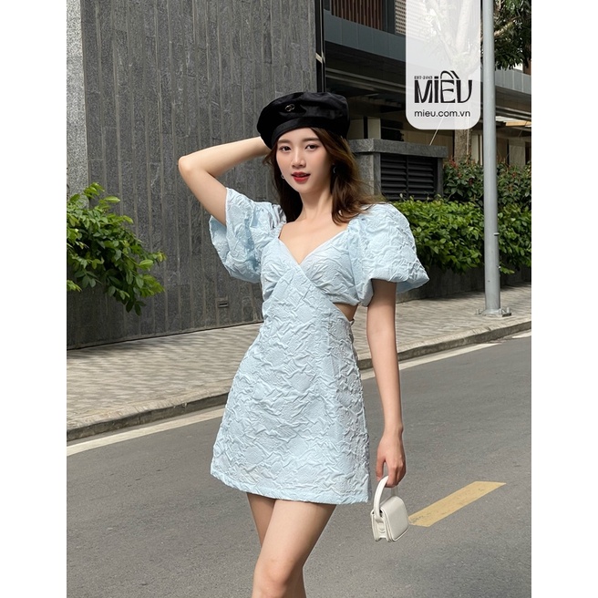 Đầm khoét eo celine Miều ôm dáng quyến rũ DM325