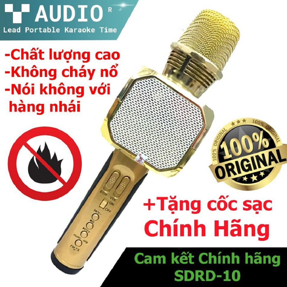 {BẢO HÀNH 1 ĐỔI 1} micro karaoke bluetooth không dây SD10 - micro karaoke bluetooth sd10 - Mic sd 10 class - Micro Bluetooth, Micro không dây, mic bluetooth.