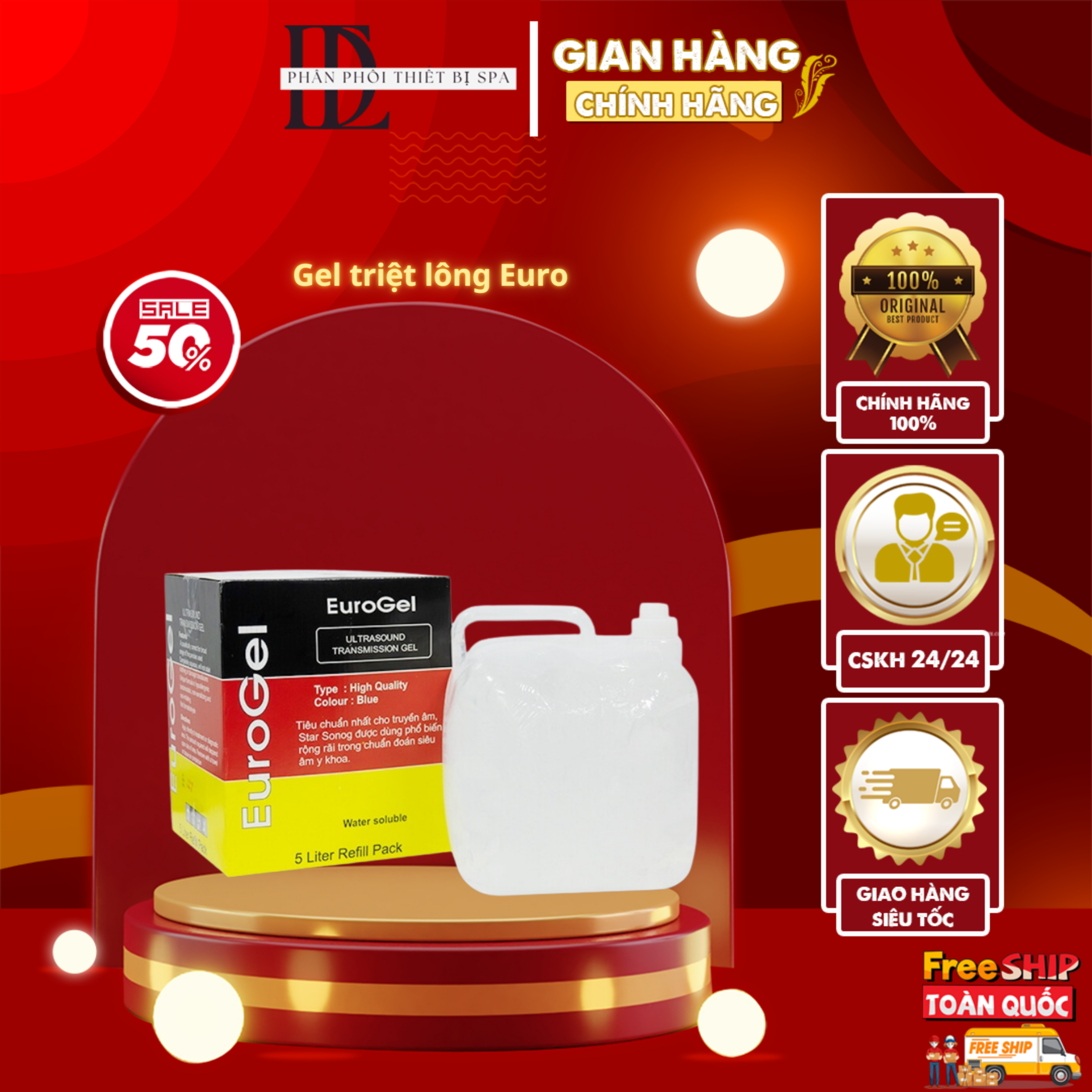 Gel triệt lông- Gel siêu âm