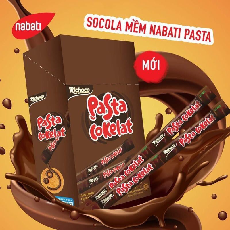 Kem socola sệt 30 cây- Pasta Cokelat Nabati 240g