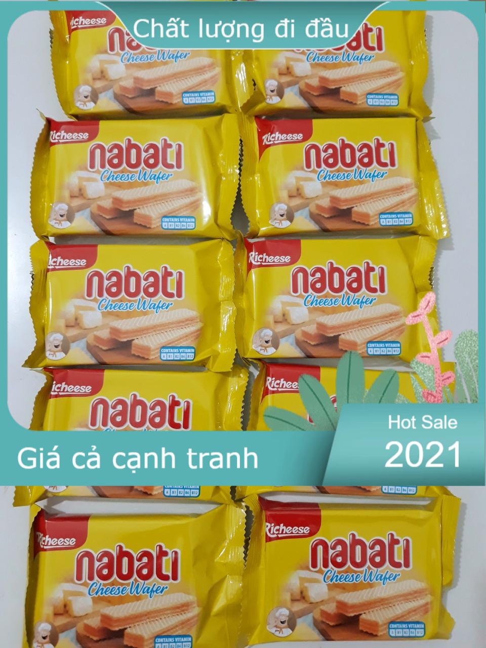 Bịch 10 gói bánh xốp phô mai nabati 20g