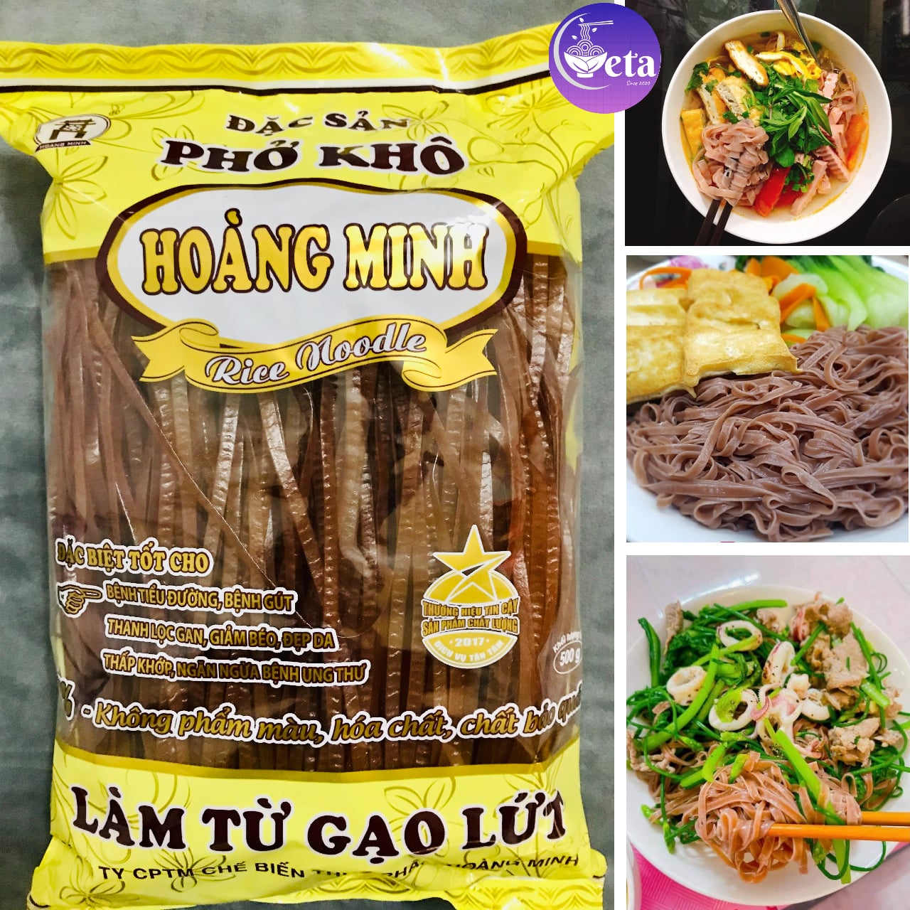 Đặc sản Phở gạo lứt Hoàng Minh 500gr