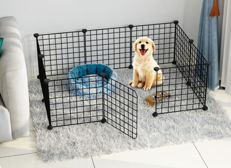 COMBO Chuồng Nuôi Thú Cưng Lắp Ghép Đa Năng (COMBO 9 TẤM+1 CỬA CHUỒNG TẶNG 24 CHỐT GẮN)
