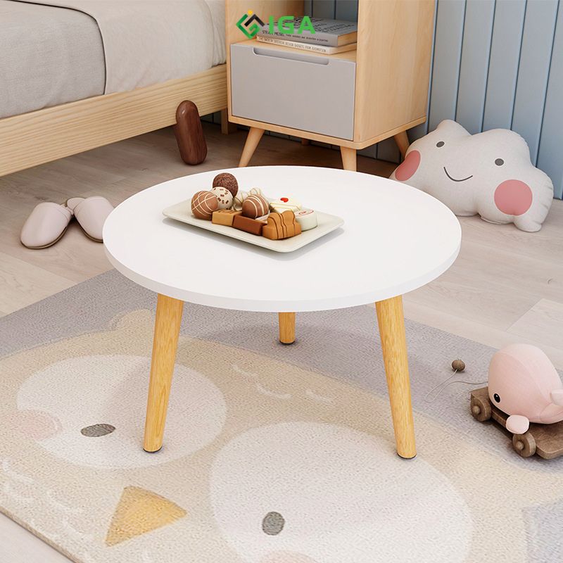Bàn trà cafe, bàn tròn ngồi bệt decor đa năng thương hiệu IGA- GP74
