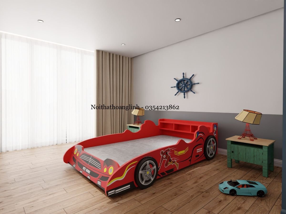 Giường Ngủ Trẻ Em Hình Ô Tô