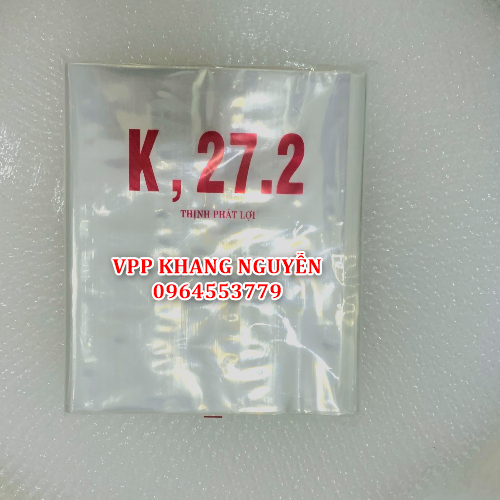 Lẻ 10 Cái - 50 Cái Bao Sách 27.2cm - Dùng Bao Sách Khổ 27cm