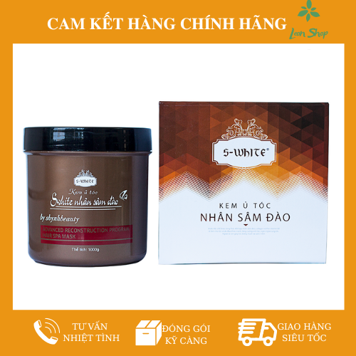 Kem ủ tóc nhân sâm đào s-white 500gram
