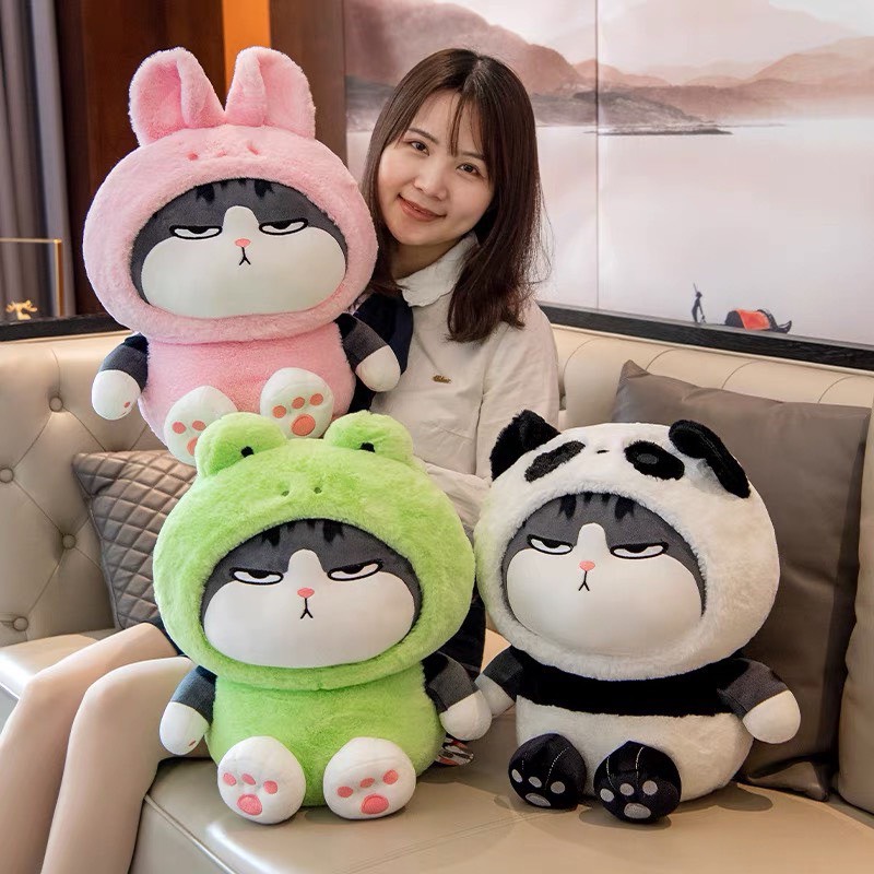 Gấu bông mèo hoàng thượng cosplay