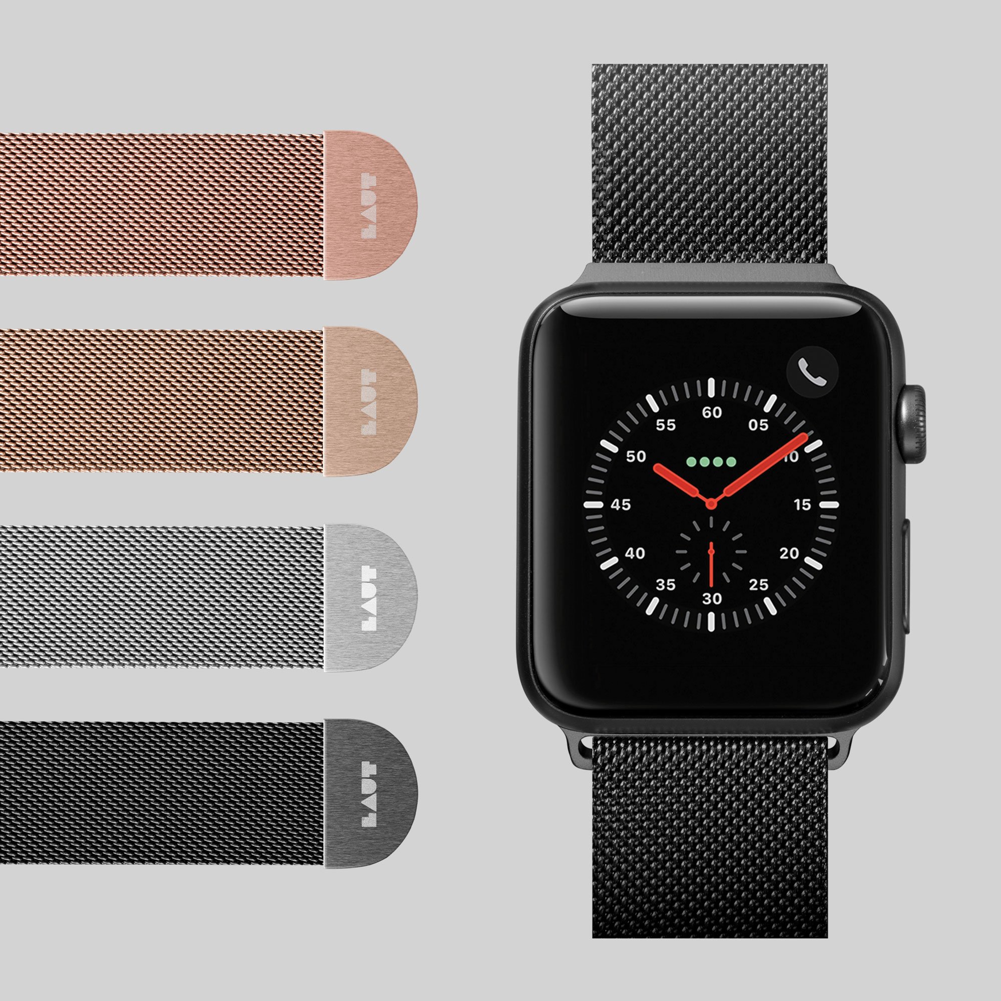 Dây đeo laut steel loop watch strap for apple watch series 1/2/3/4/5/6/se
