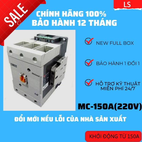 Khởi động từ contactor ls mc 150a chính hãng
