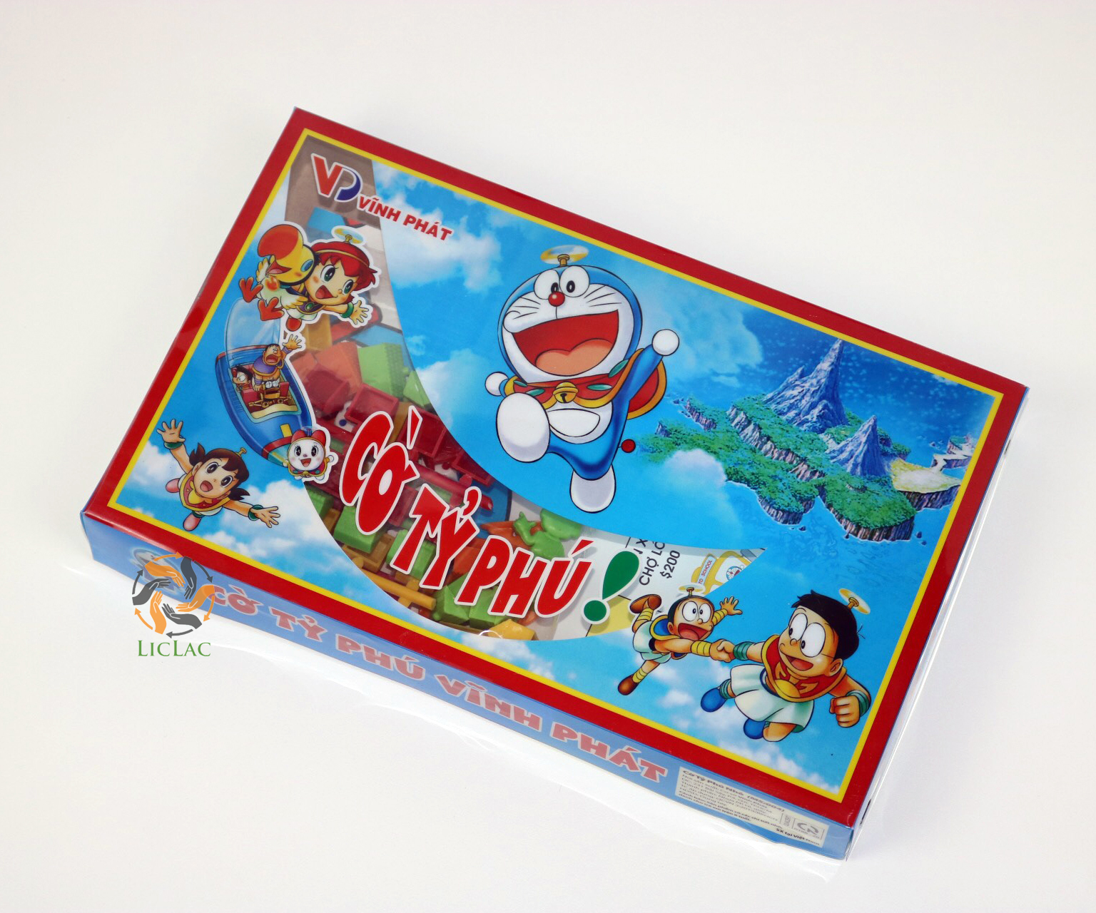 Hộp đồ chơi bộ cờ Tỷ Phú bằng nhựa Vĩnh Phát, Bộ chơi cờ tỷ phú cho bé phát triển tư duy - Home Baby