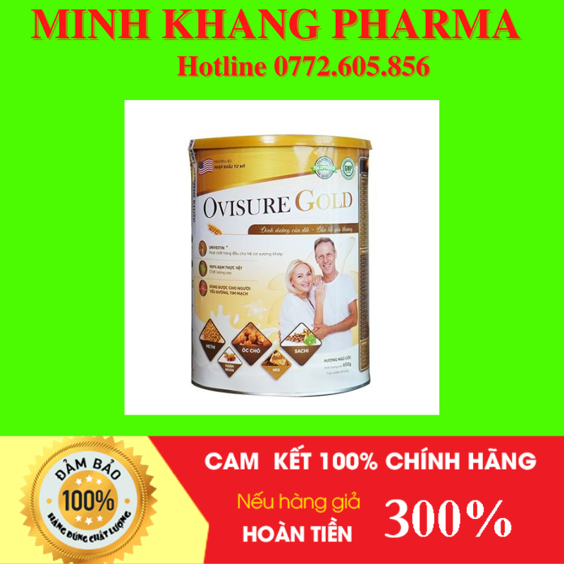 [Chính Hãng] Sữa Ovisure gold sữa hạt xương khớp Ovisure gold hàng chính hãng - Minh Khang Pharma 1