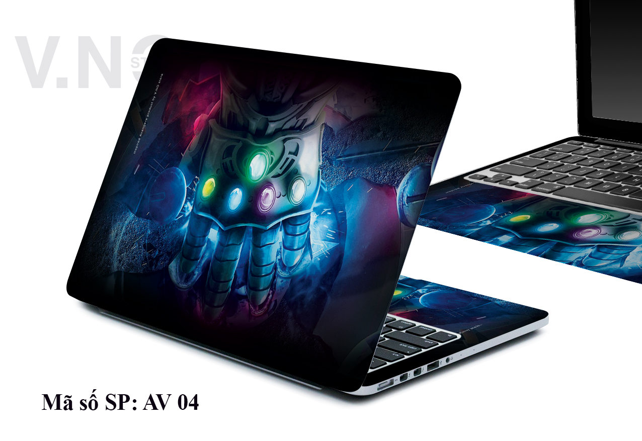 [HCM]Miếng dán laptop AVENGER 2 V.NO SKIN cho các dòng máy dell/asus/acer/macbook/. . .