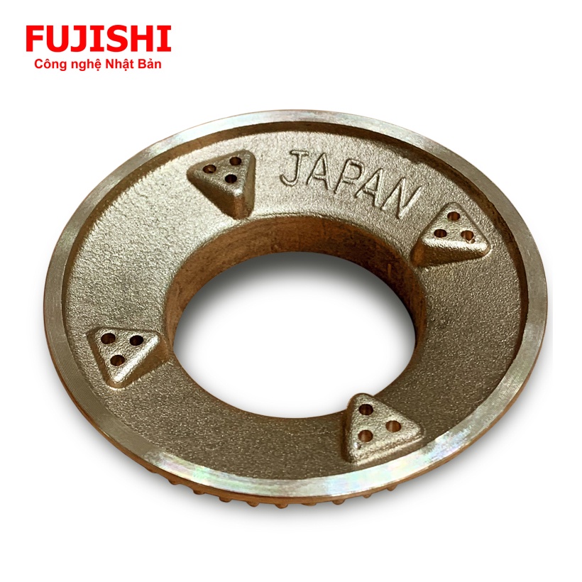 Mâm chia lửa, Đầu đốt bếp gas Sen đồng chữ JAPAN, lửa xanh tiết kiệm ga, lửa xanh -