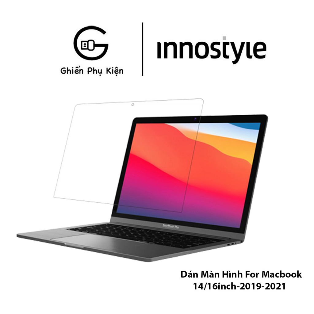 Dán màn hình innostyle crytal clear dành cho macbook 14/16inch 2019 – 2021