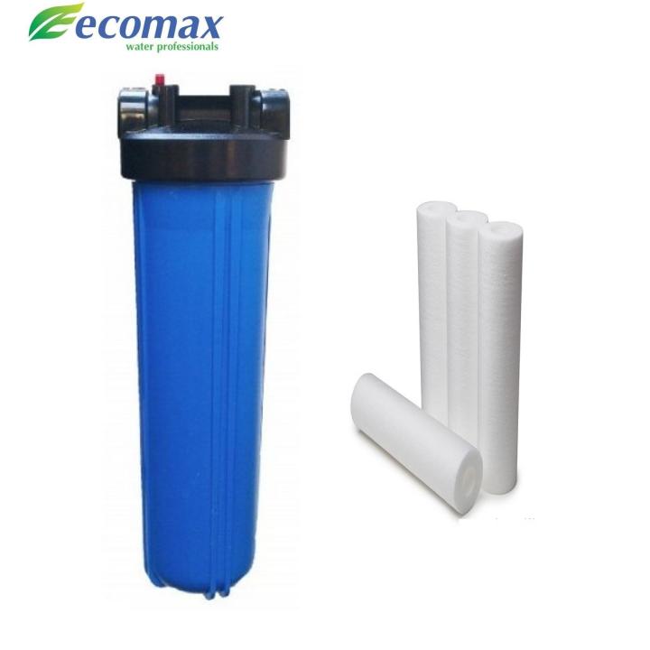 Cốc lọc chặn - cốc lọc nước đầu nguồn - cốc lọc béo 20 inch - Tặng kèm 1 lõi sợi bông PP