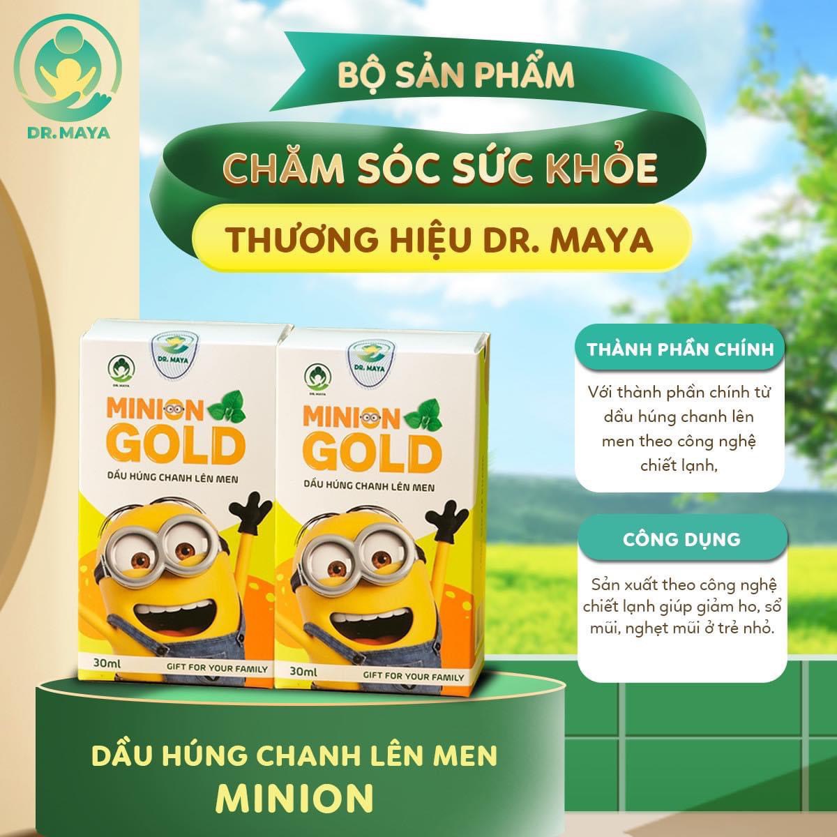 Bộ 2 hộp dầu húng chanh MINION 30ml - Chuyên gia hỗ trợ tăng sức đề kháng cho bé và người lớn