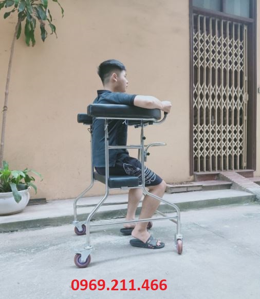 Khung tập đi cho người tai biến - khung tập đứng-khung tập đi cho người gìa - khung inox