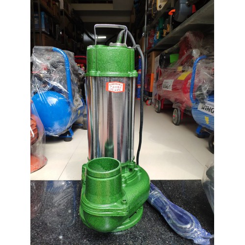 Máy bơm chìm bơm tõm bơm hút bùn 1500w 2hp ống ra f76 dây đồng 100%
