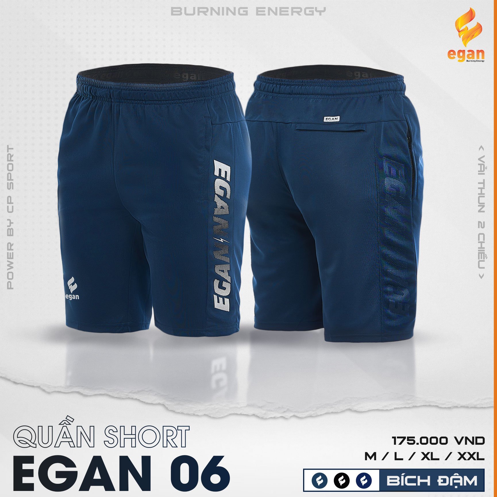 Quần short thun egan 06 co giãn 4 chiều chống nhăn phù hợp luyện tập thể thao đi chơi dạo phố