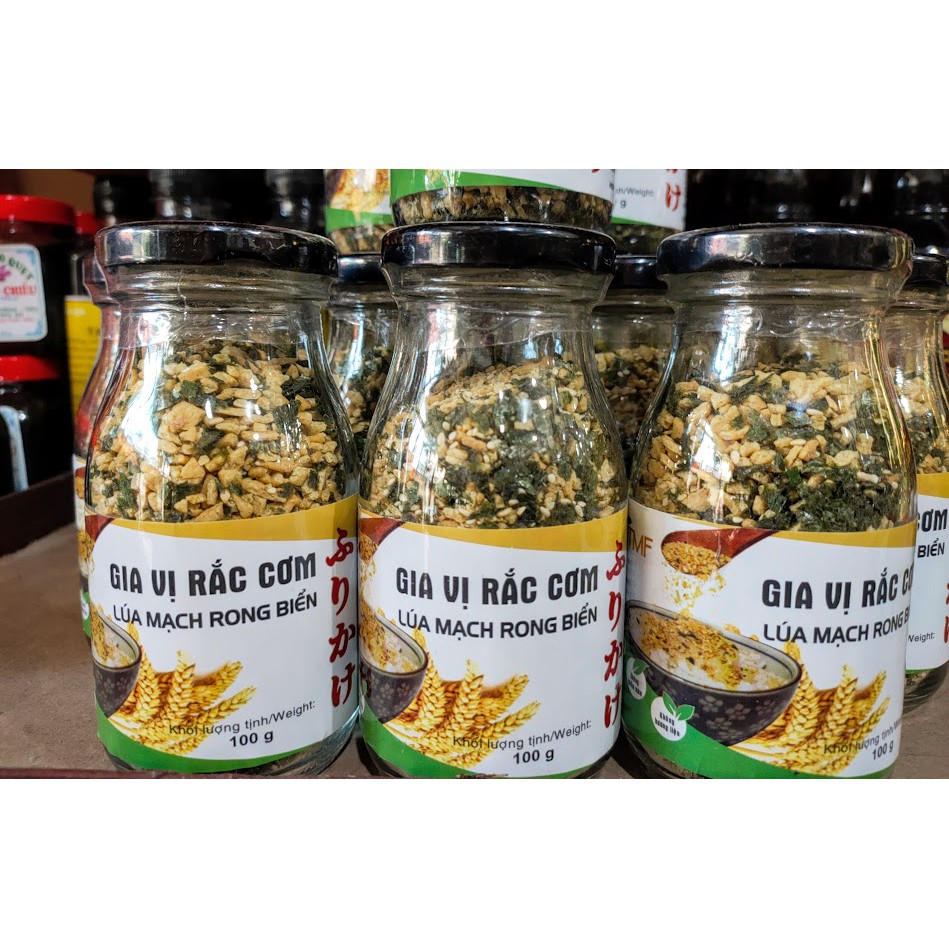 Gia vị rắc cơm lúa mạch rong biển