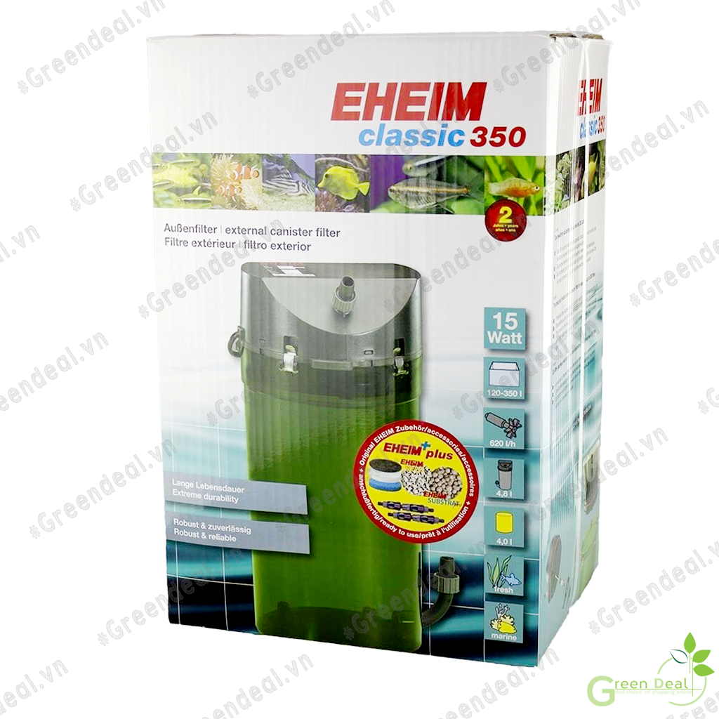 EHEIM - External Filter Classic 350 | Lọc thùng cao cấp cho hồ cá thủy sinh