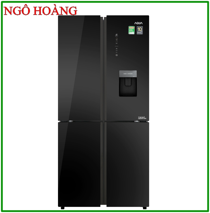 Tủ lạnh aqua inverter 456 lít aqr-igw525em