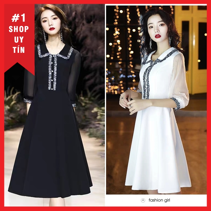 [HCM]ĐẦM TAY LƯỚI THIẾT KẾ ĐỘC QUYỀN SANG TRỌNG ĐỦ SIZE 30 ĐẾN 72KG - K1 | đầm đẹp | đầm dự tiệc | đầm công sở | dam dep  |  đầm xòe | đầm ren | đầm dạ hội