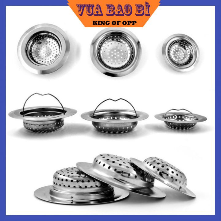[Hàng Cao Cấp]Lưới Lọc Rác Bồn Rửa Chén Bát Inox - VUA BAO BÌ