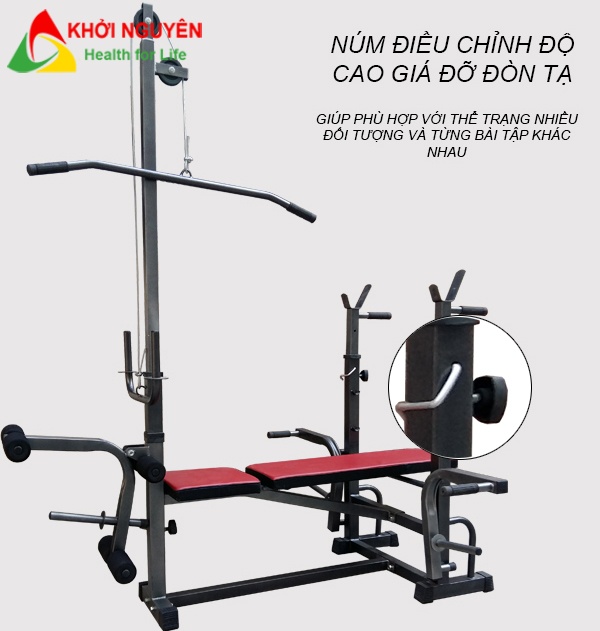 Ghế tập tạ đa năng kn-116,