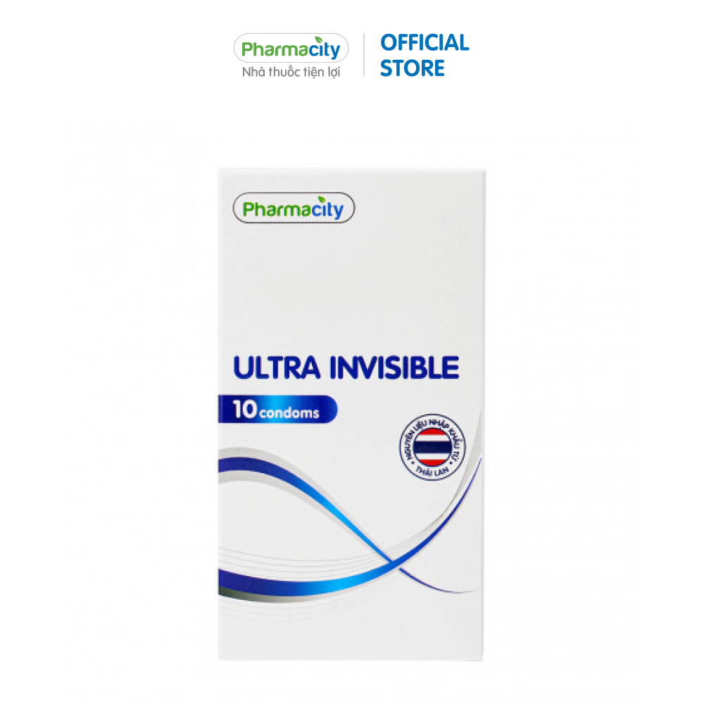 Bao cao su siêu mỏng Pharmacity Ultra Invisible