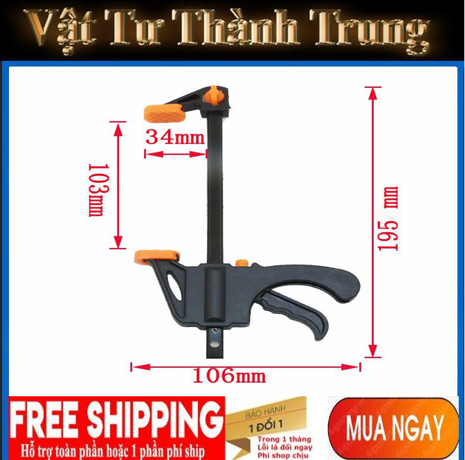 Cảo kẹp nhanh độ mở 103mm