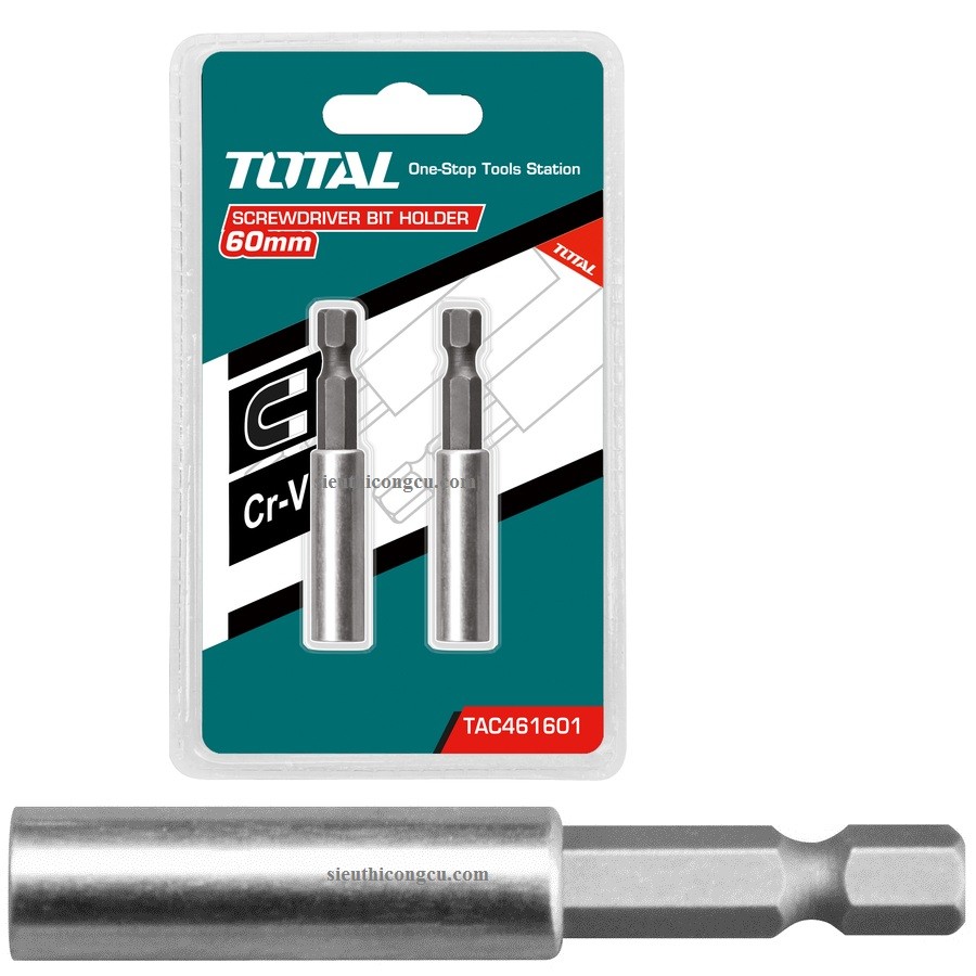 Mũi gắn nối vít 60mm TOTAL Chính hãng tac461601 - TOTAL Chính hãng tac461601 cam kết hàng đúng mô tả chất lượng đảm bảo an toàn đến sức khỏe người sử dụng